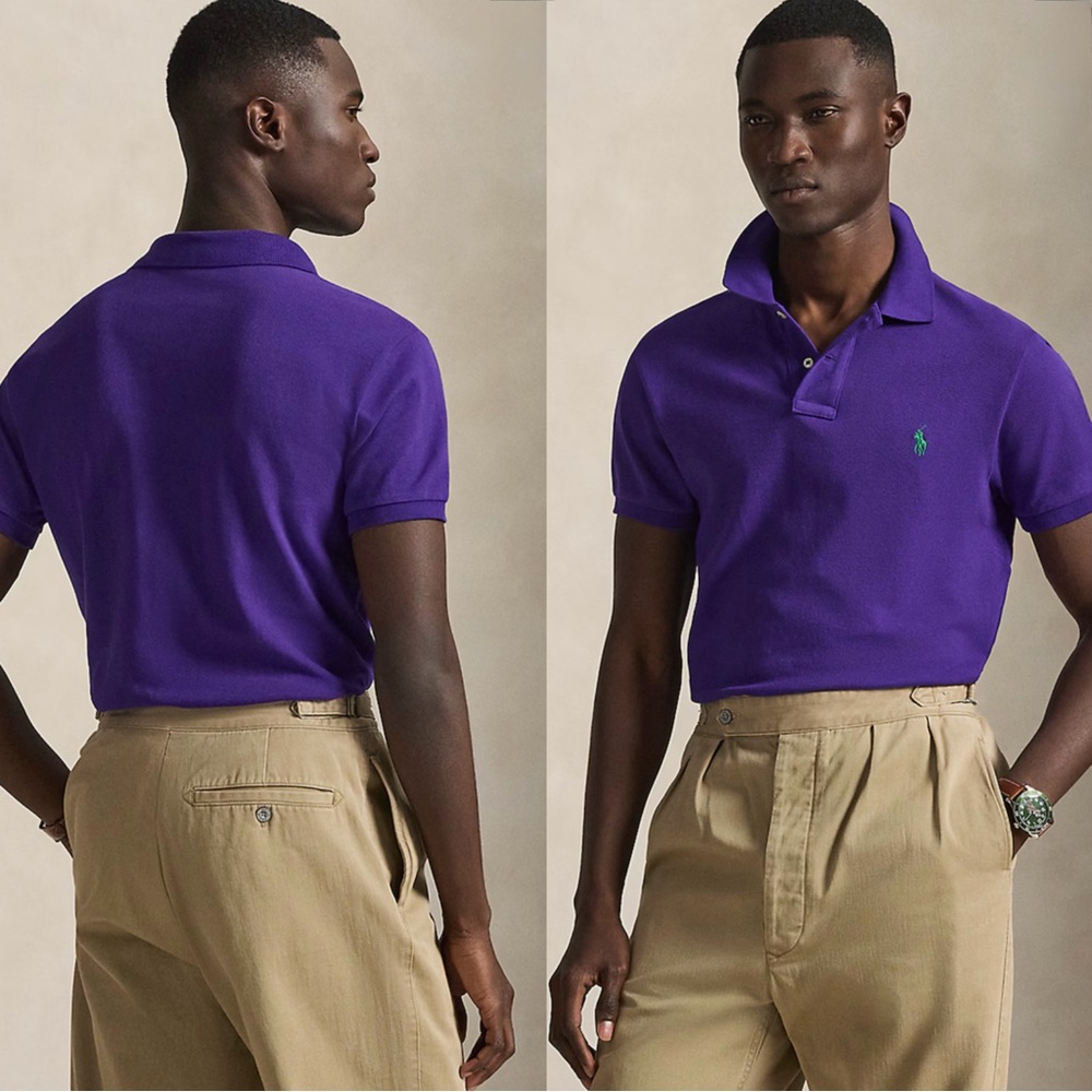 Polo Ralph Lauren short sleeve embroidered logo polo shirt